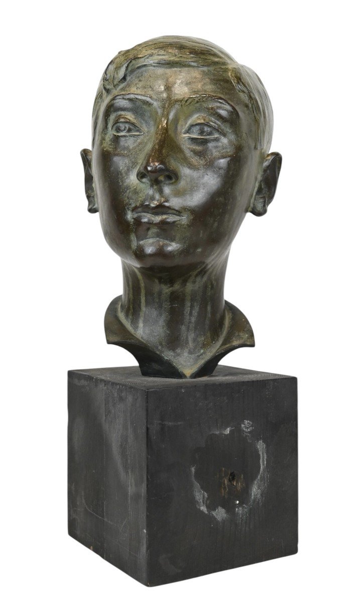 Bronze Of Young Boy - 20 Years-photo-1